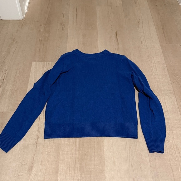 Gap CashSoft Crewneck Sweater - Blue - XS Petite - Picture 2 of 2